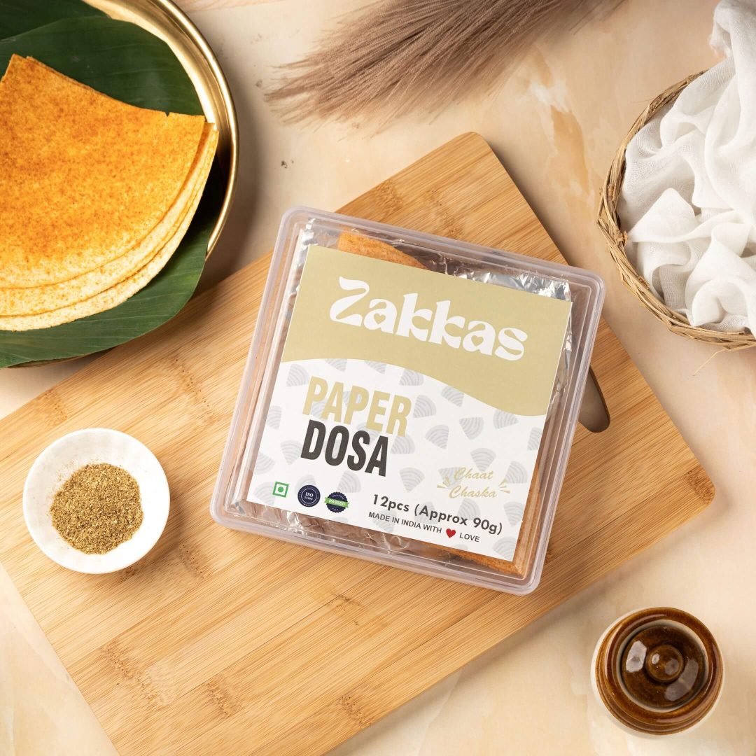 Chaat Chaska Paper Dosa – Chatpata Street-Style Dosa