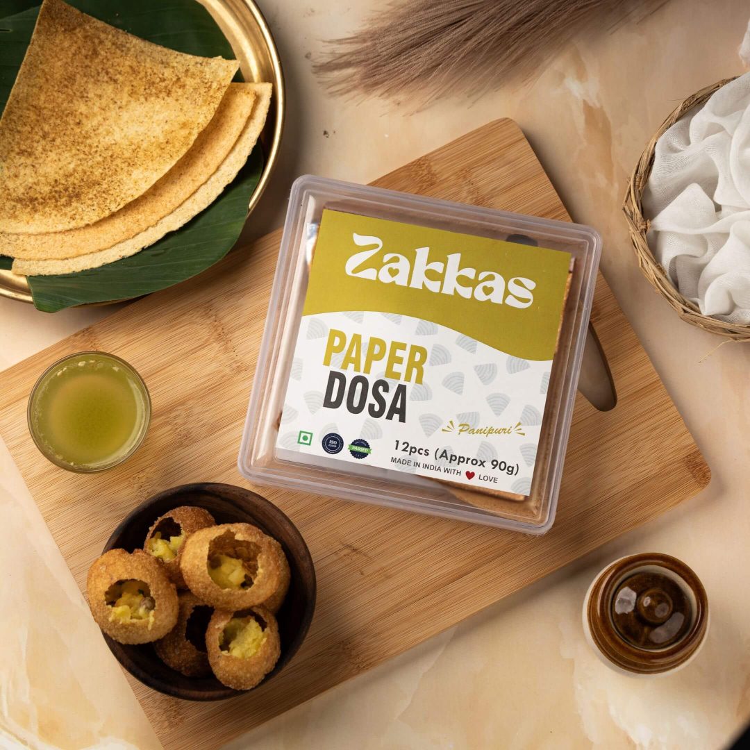Panipuri Paper Dosa – Tangy & Spicy Street Food Fusion