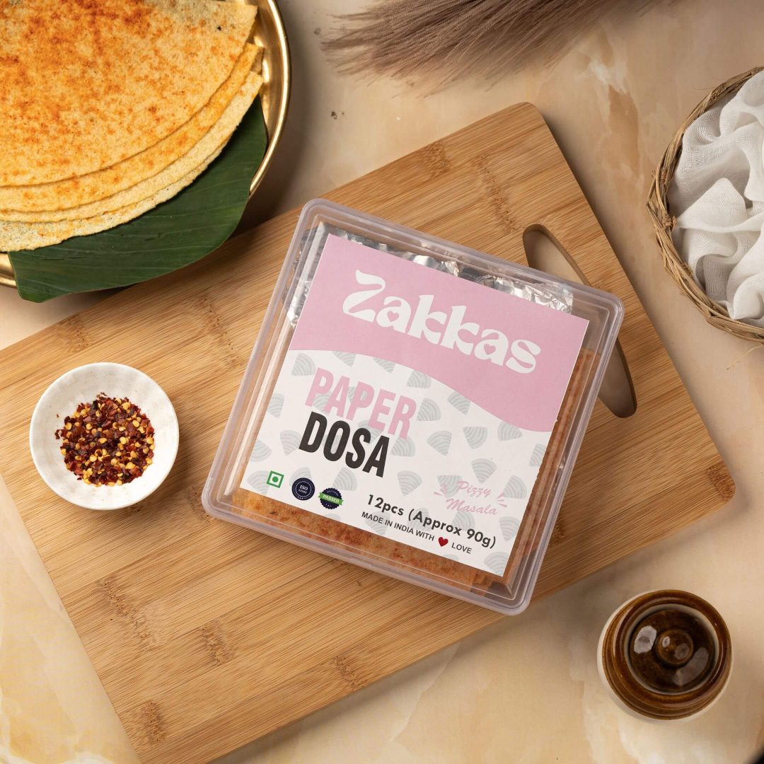 Pizzy Masala Paper Dosa – Desi Pizza Flavored Dosa