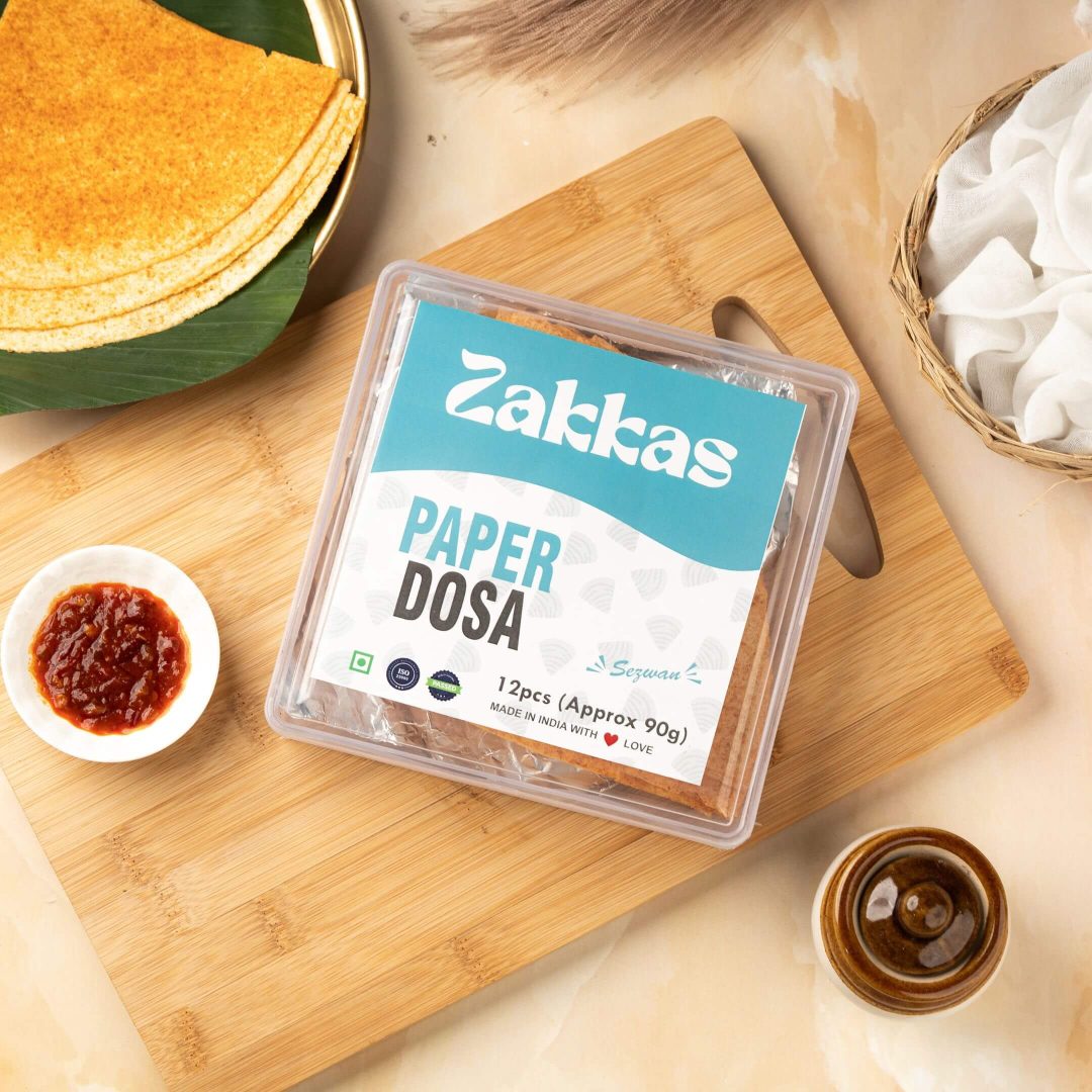 Sezwan Paper Dosa – Indo-Chinese Spicy Crispy Dosa