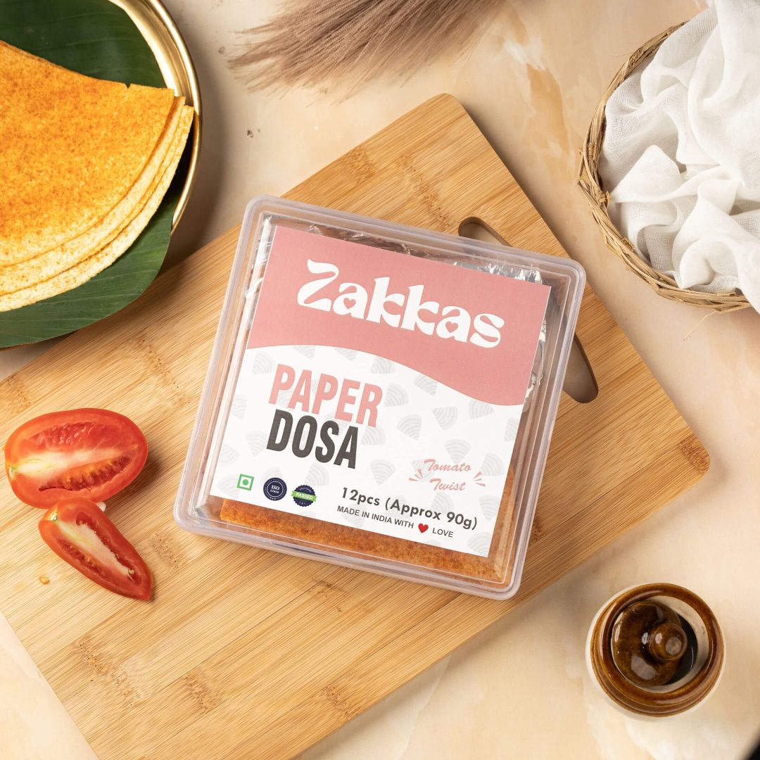 Tomato Twist Paper Dosa – Tangy Crispy Delight